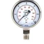 پرشر گیج تمام استیل ویکا صفحه ۱۰ سانت ۰–۶۰ بار – WIKA Stainless Steel Pressure Gauge 100 mm