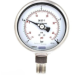پرشر گیج تمام استیل ویکا صفحه ۱۰ سانت ۱- تا ۳ بار – WIKA 10 cm Stainless Steel Pressure Gauge