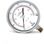 پرشر گیج تمام استیل ویکا صفحه ۱۵ سانت ۰–۲.۵ بار – WIKA 15 cm Stainless Steel Pressure Gauge