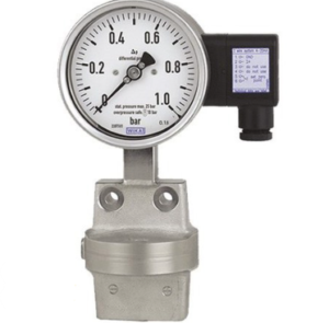 گیج اختلاف فشار ترانسمیتردار ویکا مدل DPGT43.100 رنج ۰–۱ بار – WIKA Differential Pressure Gauge with Transmitter