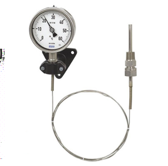 گیج دما گازی تمام استیل ویکا مدل F73.100 صفحه ۱۰۰ میلیمتر – WIKA Gas-Actuated Thermometer F73.100