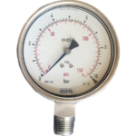گیج فشار ویکا اورجینال صفحه ۱۰ سانت ۰–۱۰ بار – WIKA Original Pressure Gauge 10 cm 0–10 bar