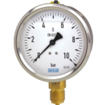 گیج فشار ویکا مدل 212.20.63 صفحه ۶ سانتی ۱۰ بار استیل برنجی – WIKA Pressure Gauge