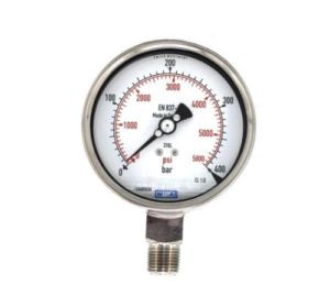 گیج فشار ویکا مدل 212.20.63 صفحه ۶ سانت ۴۰ بار استیل برنجی – WIKA Pressure Gauge