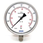 مانومتر تمام استیل ویکا صفحه ۶ سانت ۰–۴ بار اتصال زیر – WIKA Pressure Gauge Bottom Connection