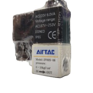 شیر برقی پنوماتیک 2-2 سایز 1/4 مدل 2V025-08