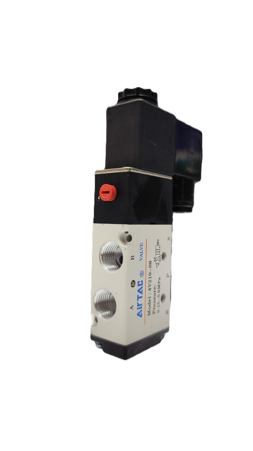 شیر برقی پنوماتیک 2-5 سایز 1/4 مدل 4V210-08