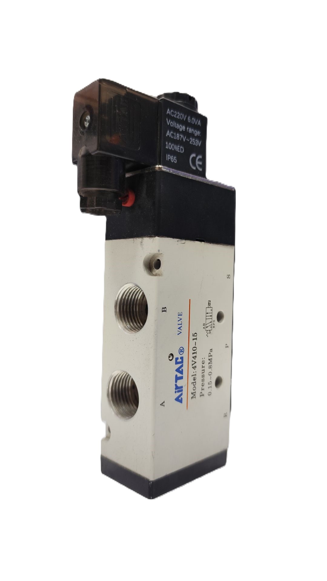 شیر برقی پنوماتیک 2-5 سایز 1/2 مدل 4V410-15