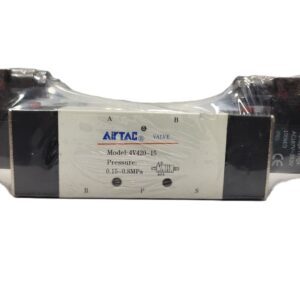 شیر برقی پنوماتیک دو بوبین 2-5 سایز 1/2 مدل 4V420-15