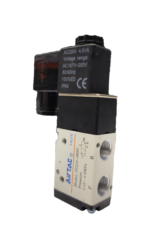 شیر برقی پنوماتیک 2-3 سایز 1/4 مدل 3V210-08