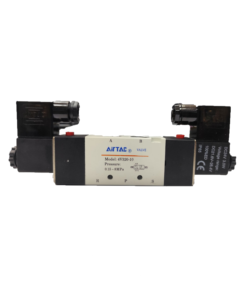شیر برقی پنوماتیک دو بوبین 2-5 سایز 3/8 مدل 4V320-10
